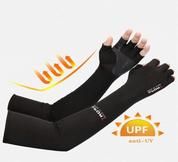 Protetor Solar Manguitos/Luva Antiderrapante CycleGuard-UV Para Verão - Imagem 3