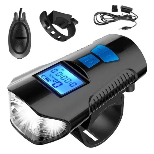 Kit Farol, Buzina e Velocímetro RideAlert 3X1 Recarregável - Imagem 10