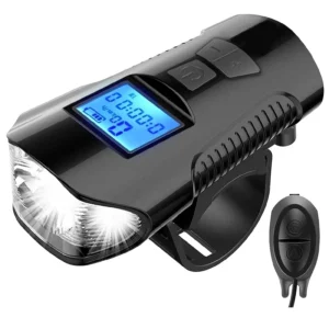 Kit Farol, Buzina e Velocímetro RideAlert 3X1 Recarregável