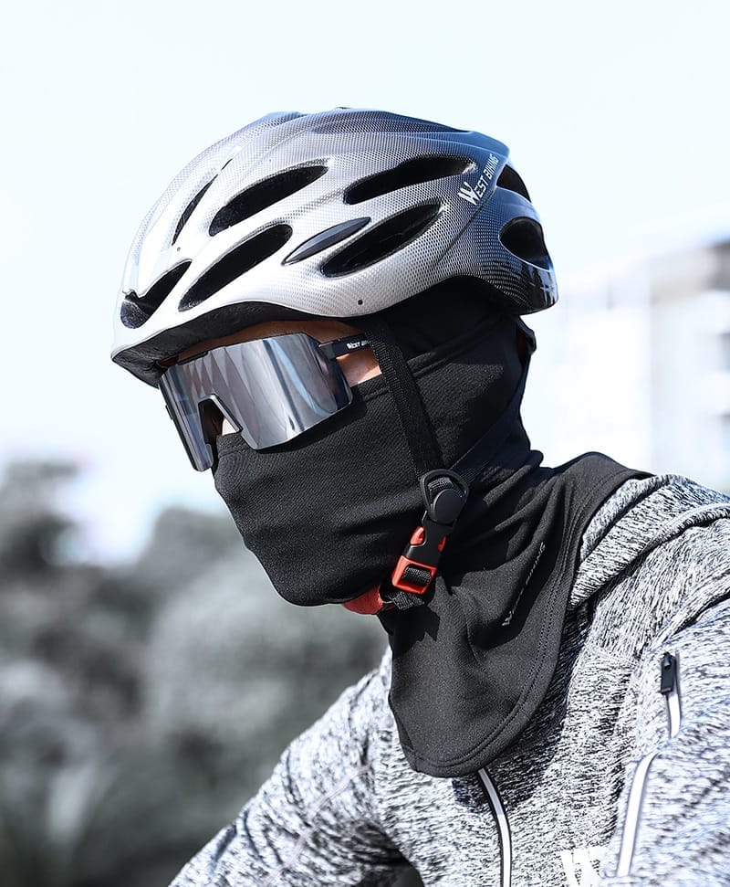 Passamontanza Sci Moto Ciclismo Passamontanza Ultra Sottile In Seta Ghiaccio - Maschera Intera Per Sci, Moto, Ciclismo E Sport Outdoor, Taglia Unica Nera Balaclava Ultra Sottile Nero - Foto 7