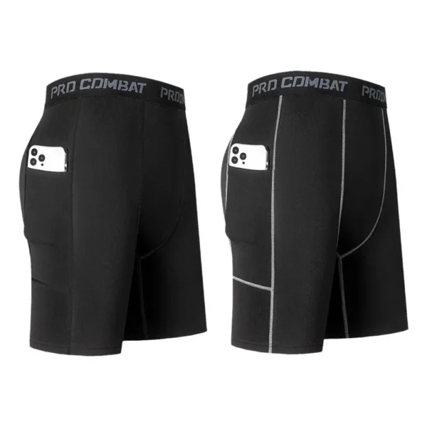 Bermuda Masculina Compressão PowerPedal-Combat