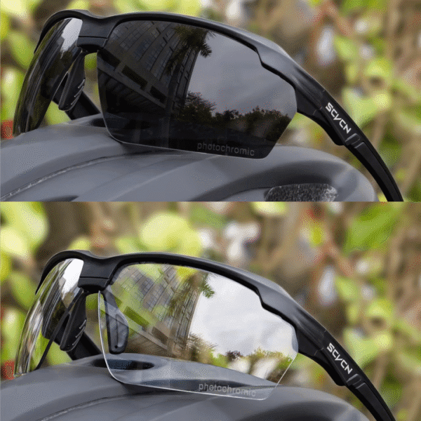 Óculos de Ciclismo SCY-XT Fotocromático Com Protação UV400 - Imagem 8