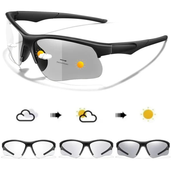 Óculos de Ciclismo LR-B VortexGuard Fotocromático - Imagem 6