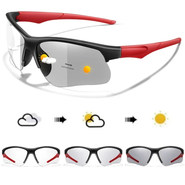 Óculos de Ciclismo LR-B VortexGuard Fotocromático - Imagem 5