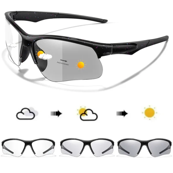 Óculos de Ciclismo LR-B VortexGuard Fotocromático - Imagem 4