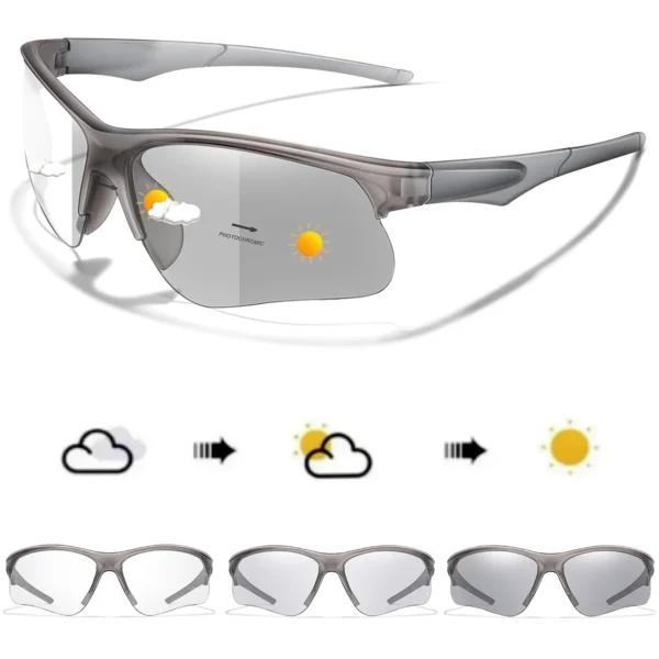 Óculos de Ciclismo LR-B VortexGuard Fotocromático - Imagem 2