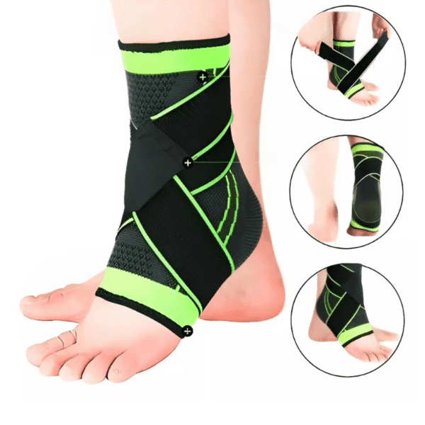 Tornozeleira de Compressão Ajustável SpeedAnkle - Par