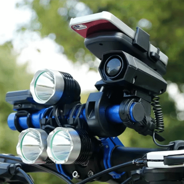 Extensor Organizador de Guidão BikeRack Aluminum + Suporte de Celular Alumínio Reforçado AlumiGrip-L GRÁTIS! - Imagem 11