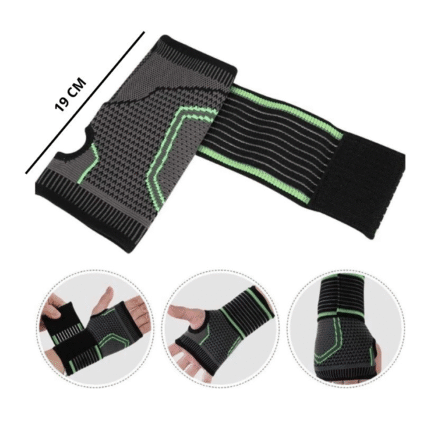 Kit Ortopédico De Compressão - Joelheira Active K1000 + Munhequeira Ajustável Speedpulse + Tornozeleira Ajustável Speedankle - Imagem 10