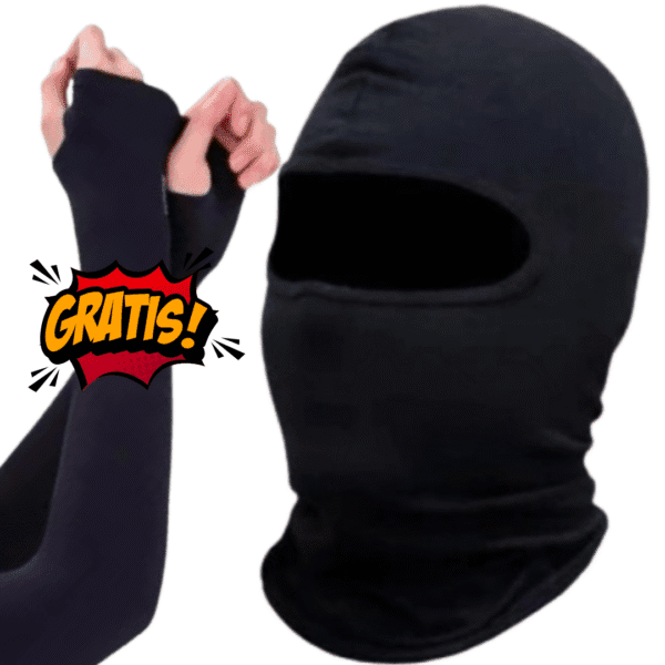Kit Proteção Solar Balaclava LiteBike Basic + Manguitos GRÁTIS! - Imagem 9