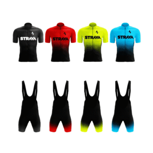Conjunto Strava Pro-21 Jersey + Bretelle Masculino Verão