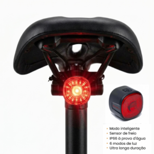 Lanterna Traseira Inteligente BrakeSense Pro - Sensor de Frenagem